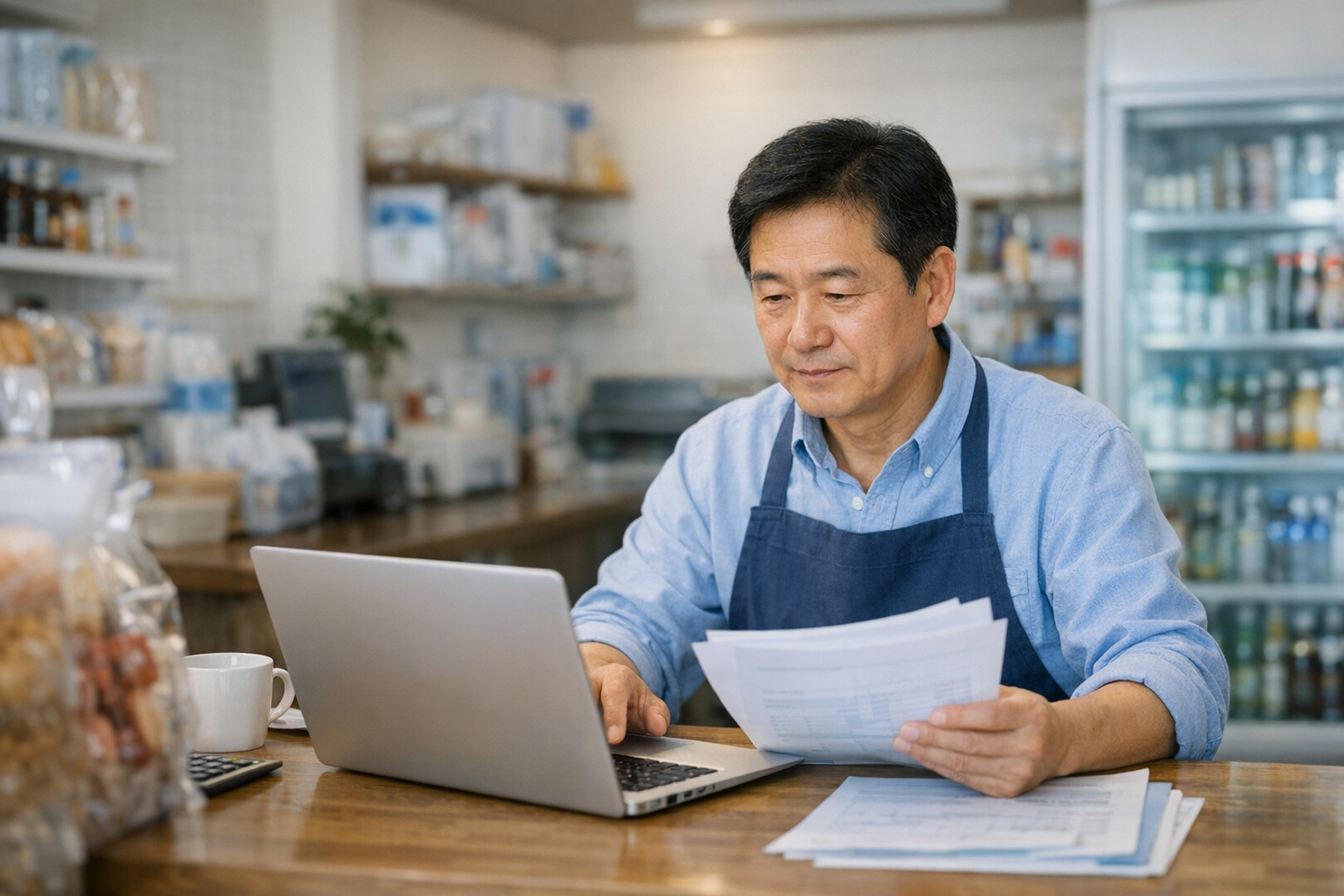 자영업자 고용보험 가입방법을 확인하는 사업자