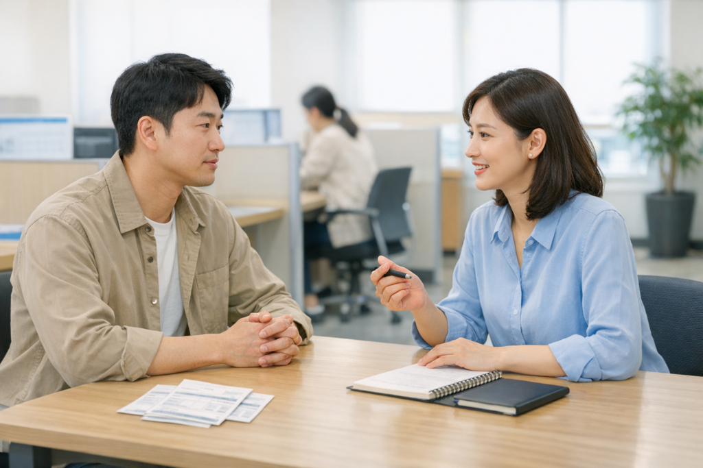 상담 창구에서 계약직 계약만료 실업급여 산정방법 점검