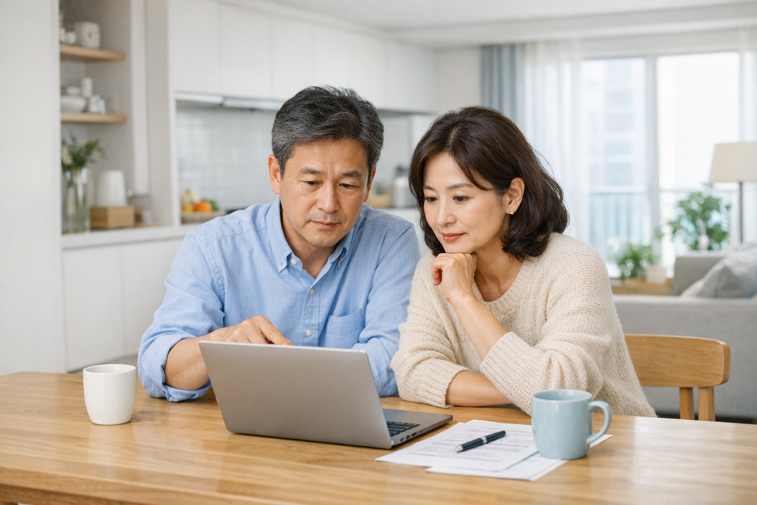 실업급여 수급기간 계산 방법을 확인하는 중장년
